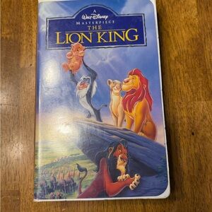 Disney The Lion King VHS - Blue and Yellow Cover